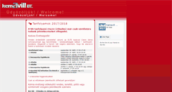 Desktop Screenshot of kemavill.hu