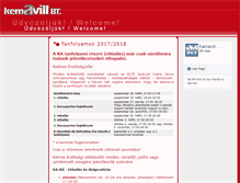 Tablet Screenshot of kemavill.hu